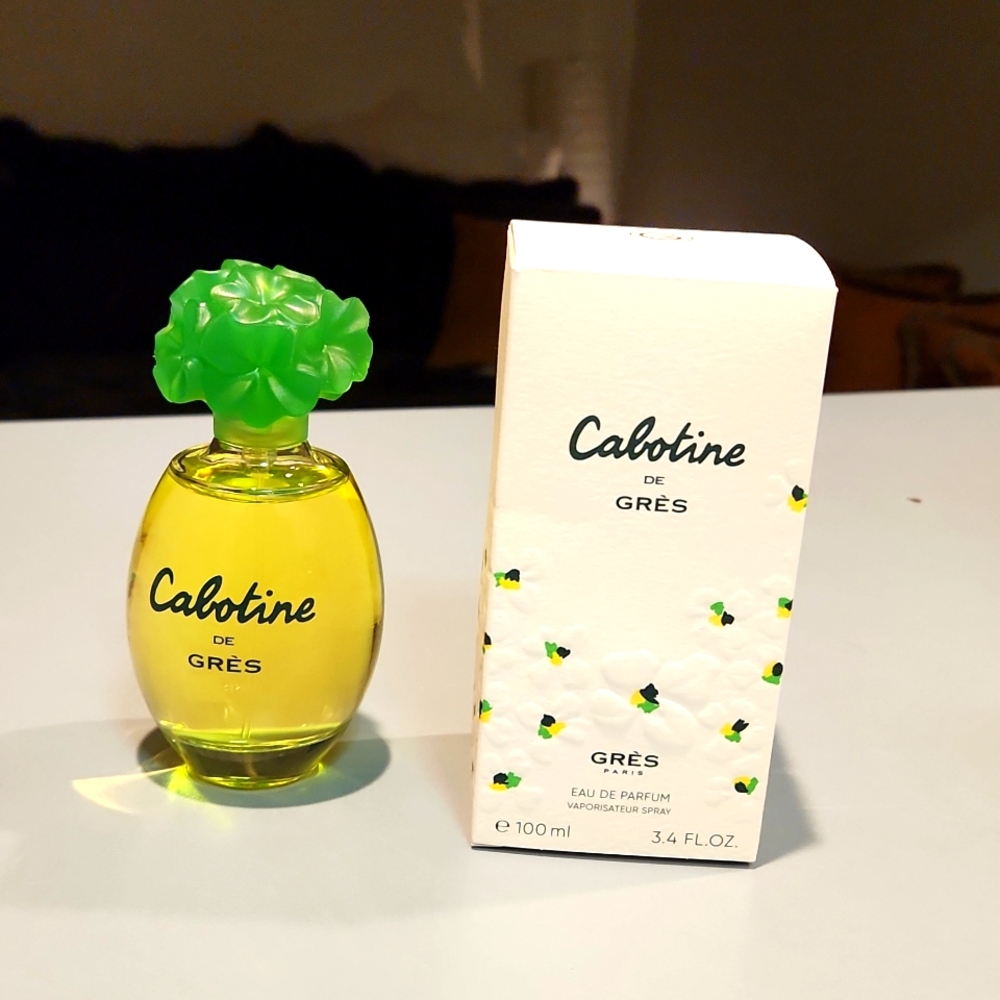 New Bottle of Cabotine Parfum by Gres
